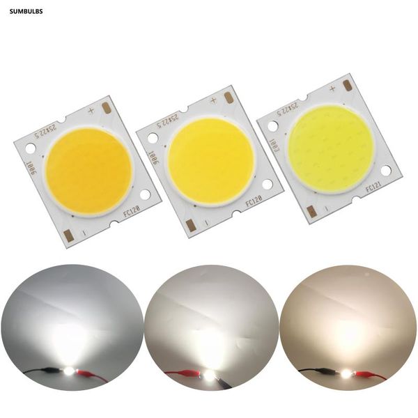 

bulbs [sumbulbs] 25*23mm 20mm lighting area led cob light source diode chip cold warm nature white for down track lamp
