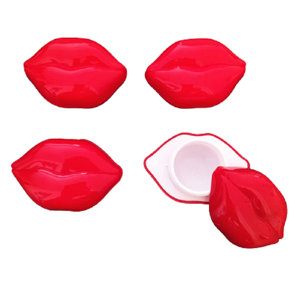 

storage bottles & jars arrival 10g pp lip packaging box red color labiate screw cap packing cream jar cosmetic eye powder refillable 20piece