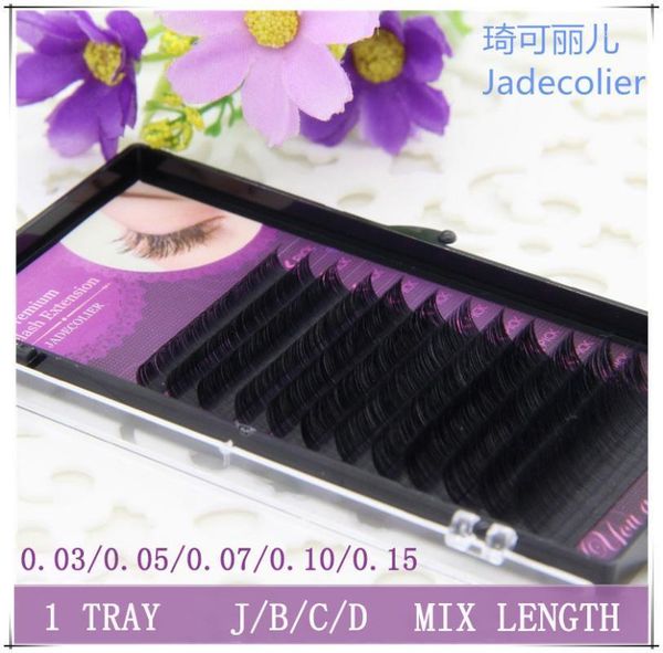 

tray 0.03/0.05/0.07/0.15 j/b/c/d curl mix length mink eyelash extension soft 8-15mm professional individual extension1