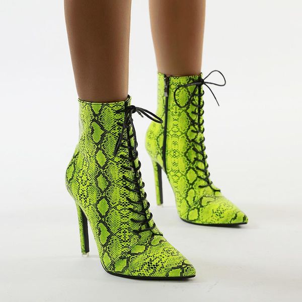 

boots high heel woman 2021 sharp temperament super, Black