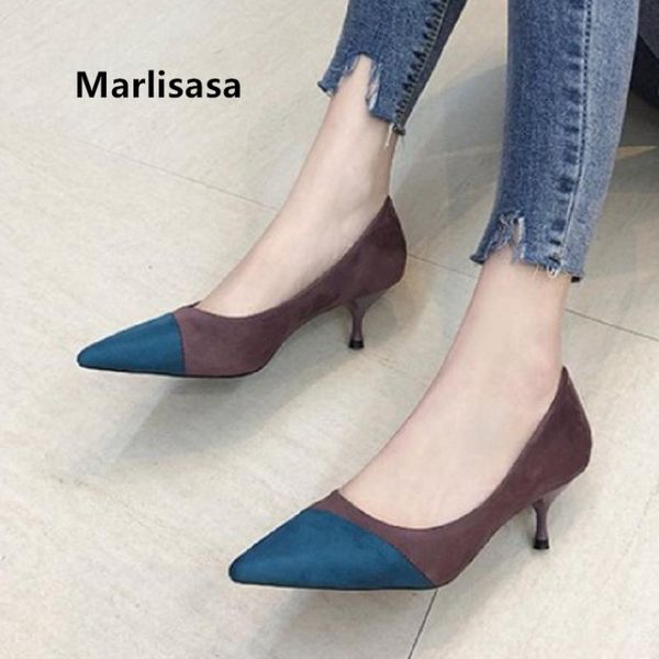 

zapato negro tacon women fashion sweet multi color spring slip on high heels female casual summer pumps ladies g5541 dress shoes, Black