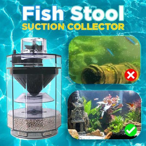 

40# fish stool suction collector cleaner type vacuum tank cleaning tool fully automatic accessories planters & pots