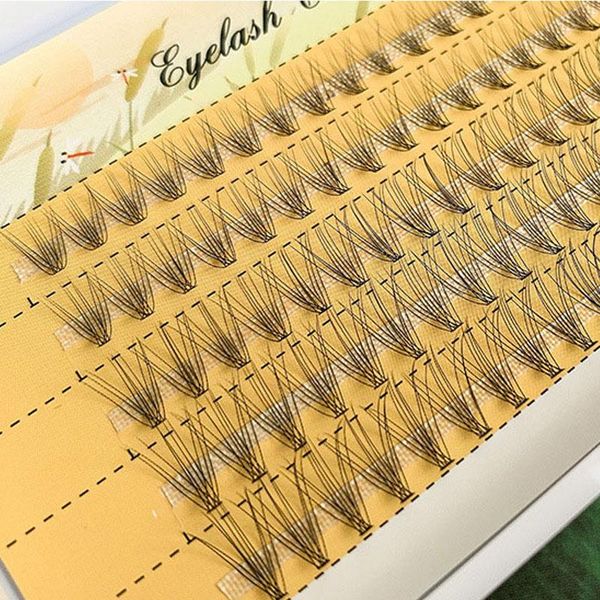 

false eyelashes 200 bundles natural fake eye lashes grafting long professional clusters eyelash extensions
