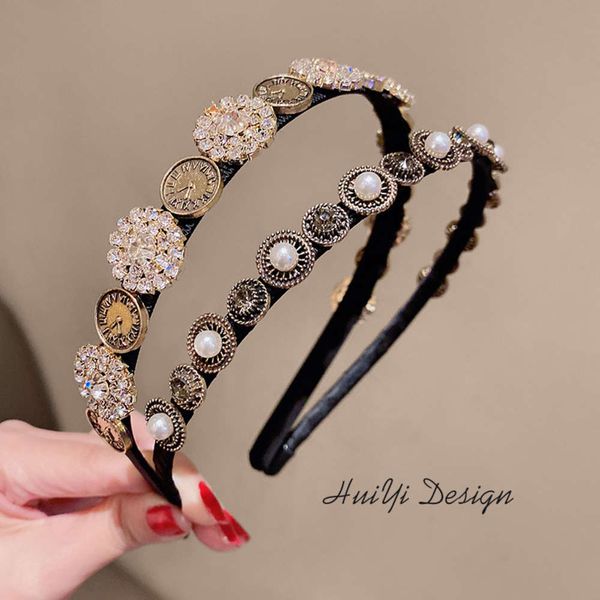 

hoop rhinestone shampoo net red pressed metal pearl, Black;brown