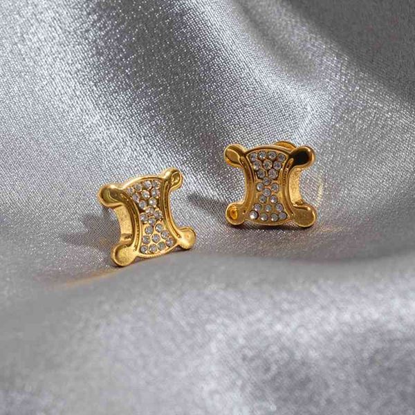 

special offer 75%off outlet onlinenew saijia celi water arc de earrings, Golden