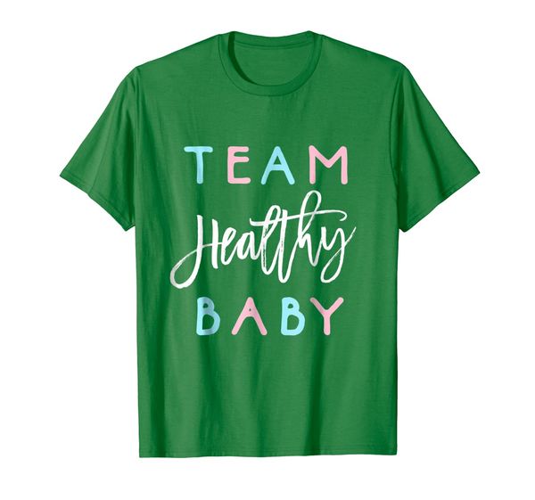 

team healthy baby shirt gender reveal shower boy or girl tee, White;black