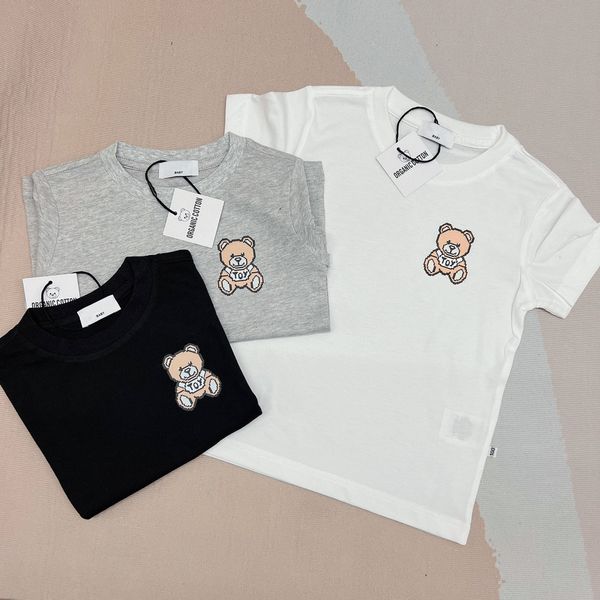 Abiti estivi per bambini di design di lusso per adolescenti T-shirt per bambini Marche Ragazzi Ragazze Manica corta Bambino Boutique Abbigliamento all'ingrosso