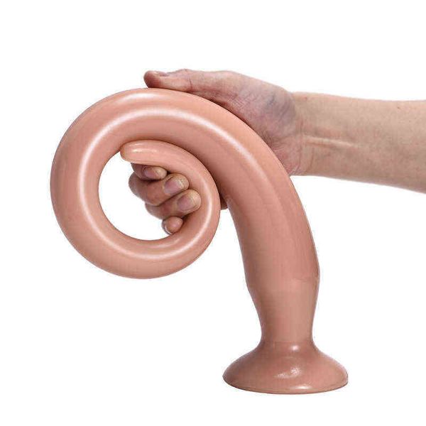 Nxy giocattoli anali del sesso 3 taglie spina lunga per donna vagina grande culo morbido in silicone massaggiatore giocattolo lesbico 50 cm maschio 1206