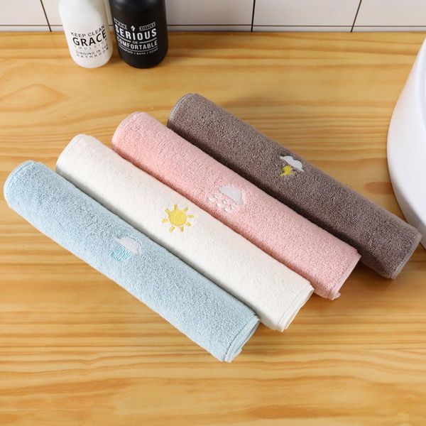 

towel cotton plain embroidery face wash weather gift custom