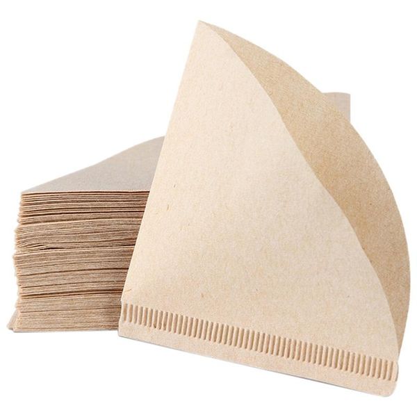 

coffee filters 150pcs filter paper drip-type hand-made 3-4 servings v-shaped cup