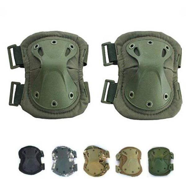 

elbow & knee pads kids kneepad sport protector war game tactical pad children skiing skating football kneecap safety equipment, Black;gray