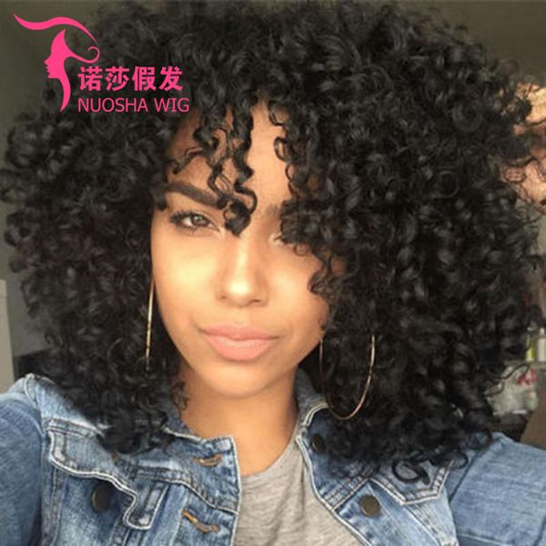 

curly female explosion small rose net wig cover, Black;brown