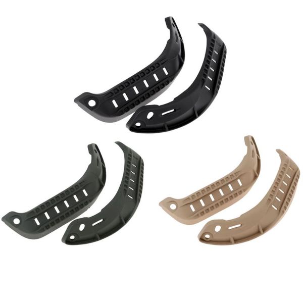 

helmet accessory rail mount kit side guides outdoor hats, Black;white