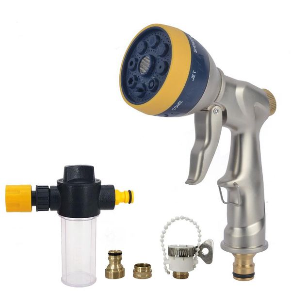 

watering equipments garden water gun spray lawn multi-function car wash high pressure durable hand-held tools hose sprinkle nozzle