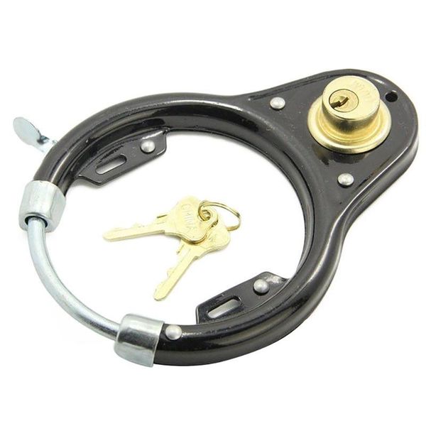 

bike locks 2021 retro bicycle u shape cycle wheel scooter motorbike security lock with 2 keys