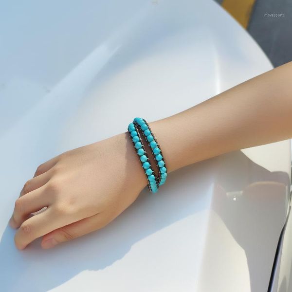 

charm bracelets kelitch 2 wrap crystal beads leather strand undefined gift for men women bracelet pulseras mujer anime jewelry1, Golden;silver