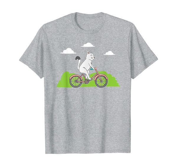 

Cute Cat Riding A Bike Funny Bicycle Gift Design T-Shirt, Mainly pictures