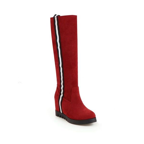 

boots big size personalized decorative women woman winter shoes botas, Black