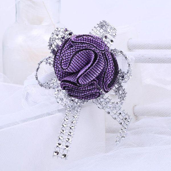 

european style groom suit lapel pin men's corsage bride bridesmaid wrist hand flower wedding xh046 decorative flowers & wreaths