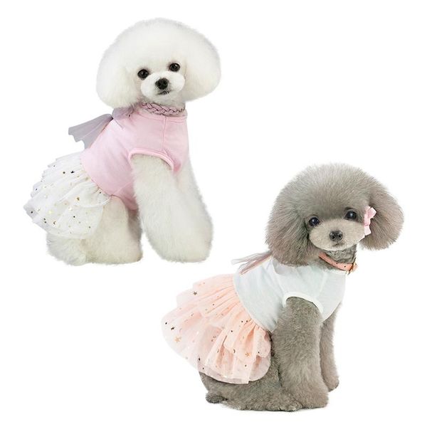

dog apparel pet clothing clothes skirt cat spring and summer cotton small animal p
