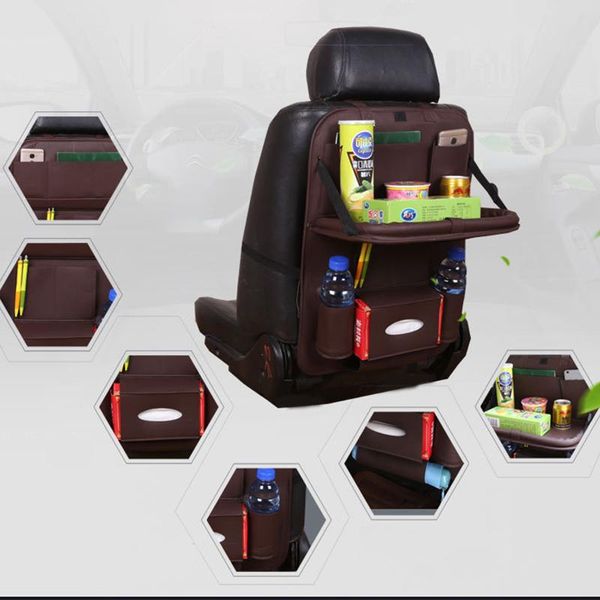 

car organizer back seat bag folding table bags phone pad chair storage pocket box travel stowing tidying automobile accessories