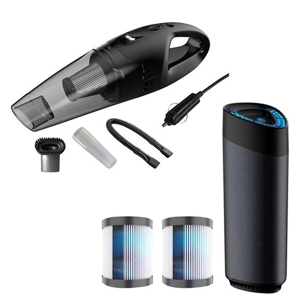

car air freshener 1pcs purifier cleaner usb design ion & 120w 12v vacuum wet dry