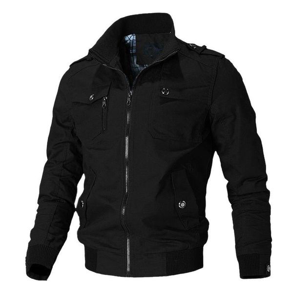 

men's jackets 2021 casual jacket men spring autumn army military mens coats male outerwear windbreaker brand clothing sa779, Black;brown
