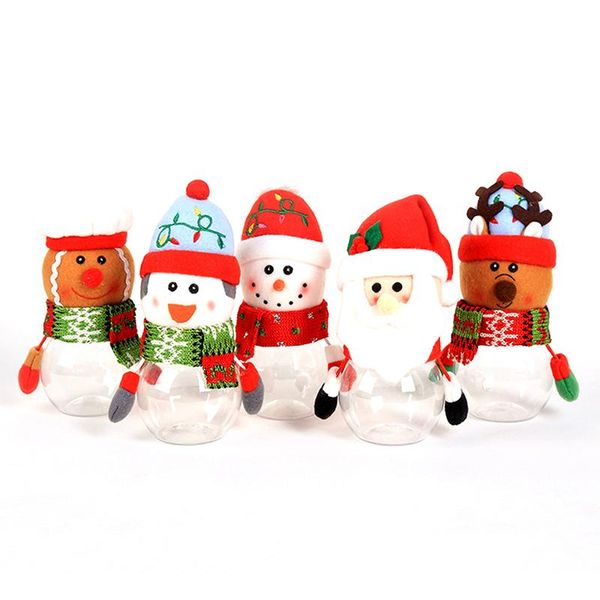 

christmas decorations 1 pc gift bags candy jar storage bottle santa bag sweet boxes child gifts year