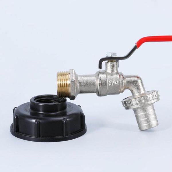 

watering equipments ibc tank adapter ball outlet tap replacement brass valve fitting faucet for home garden water connectors