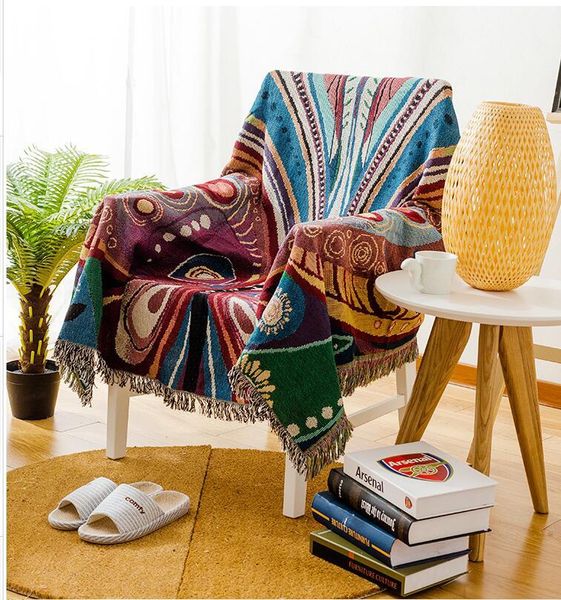 

butterfly throw blanket decorative chair sofa/beds travel stitching blankets tassel tapestry sofa mat beach carpets
