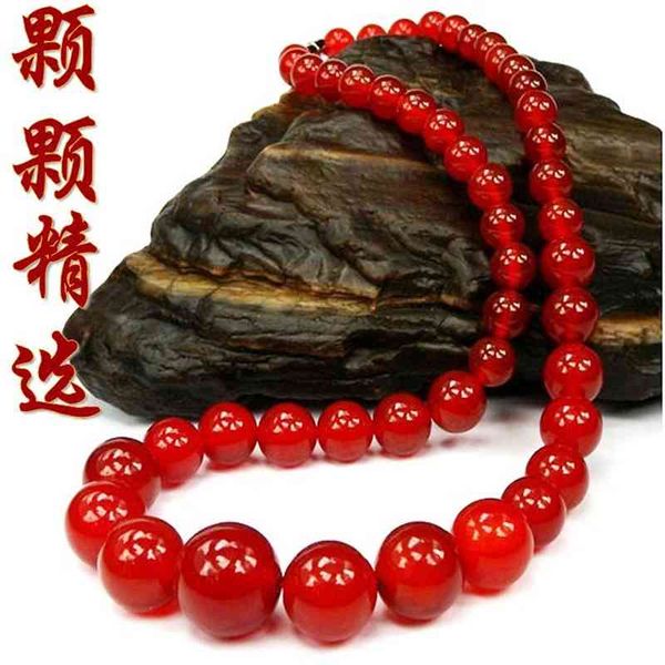 

fine necklace red agate tower chain jewelry, Black