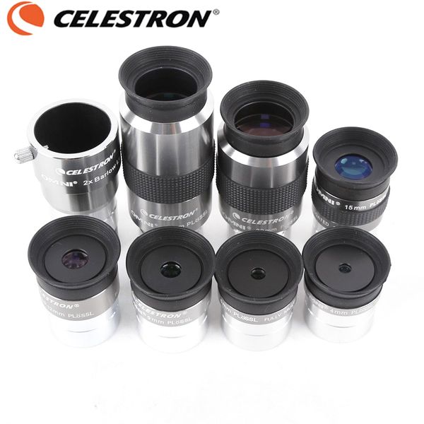 

celestron omni 4mm 6mm 9mm 12mm 15mm 32mm 40mm hd eyepiece 2x barlow lens fully multi-coated metal astronomy telescope monocular