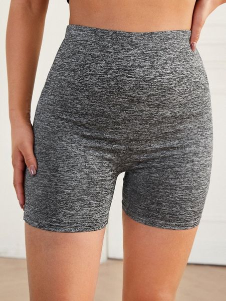 

heather gray biker shorts m8zf#, Black