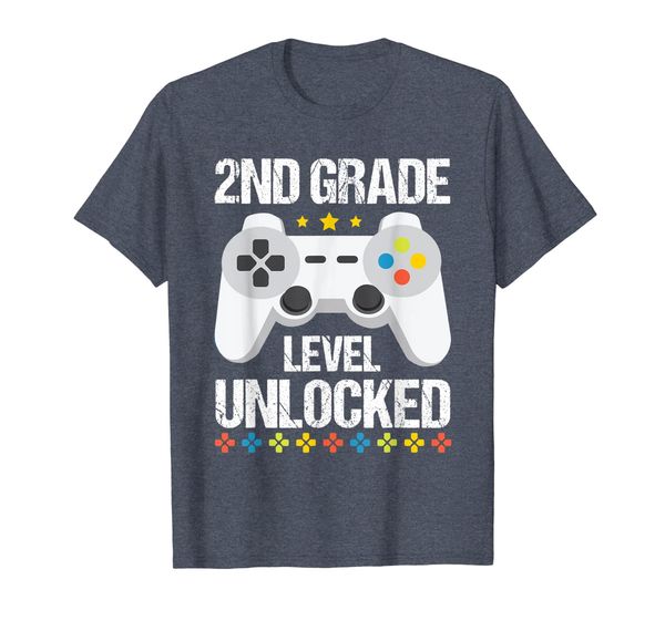 

2nd Grade Level Unlocked Shirt Back To School for Boys Gift, Mainly pictures