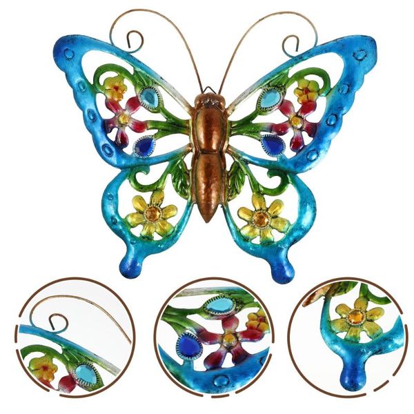 

garden decorations beautiful hollow butterflies decoration wall pendant hanging