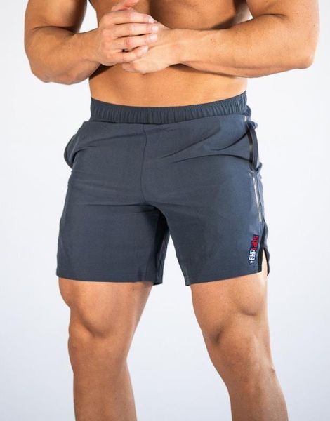 

men's shorts 2021 ehplas fitness sports quick-drying five-point pants compression muscle light board, White;black