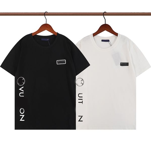 

designer mens tshirt new summer short sleeve tee european american popular printing t-shirt men women couples tee shirts s-3xl#95, White;black
