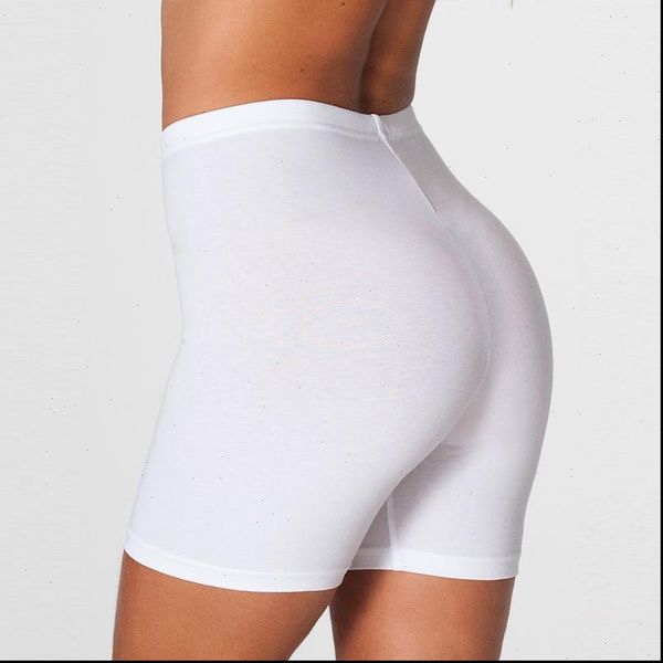 

women high short elastic waist trousers tight fitness sports slim skinny bottoms summer white black shorts plus size