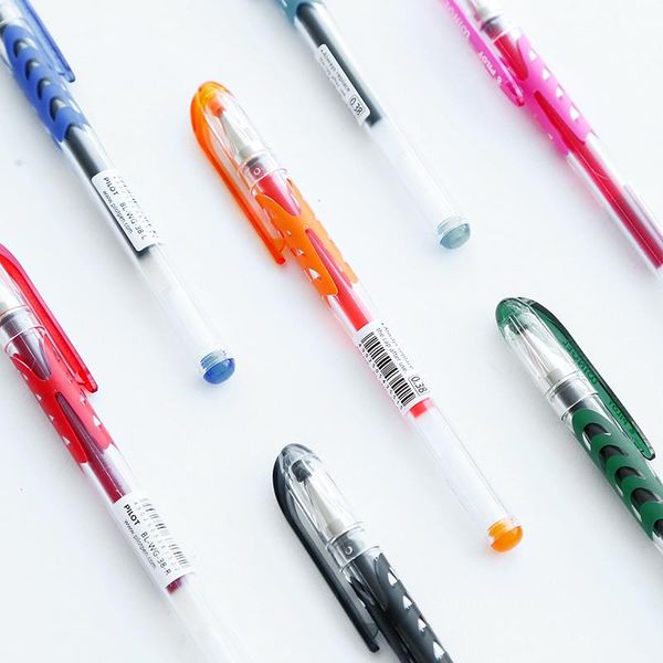 

gel pens 5pcs japan imports pilot pen bl-wg-38 color 0.38mm smooth experience