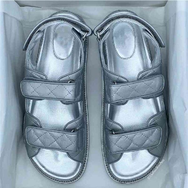 

hook casual women luxury sandalias new mujer 2021 platform shoes dad flat sandals woman summer, Black