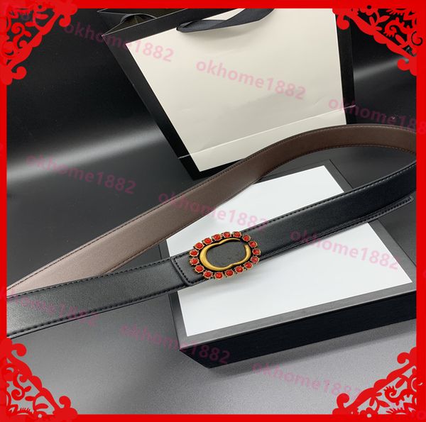 

mens luxurys designers belts for womens fashion diamond waistband genuine leather belt cintura ceinture double g letter buckle belts 2021, Black;brown