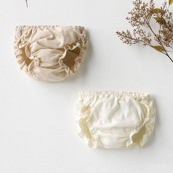 

men's shorts girl fashion solid color lace cotton underpants infant the diaper pants baby leisure triangle child bread pp, White;black