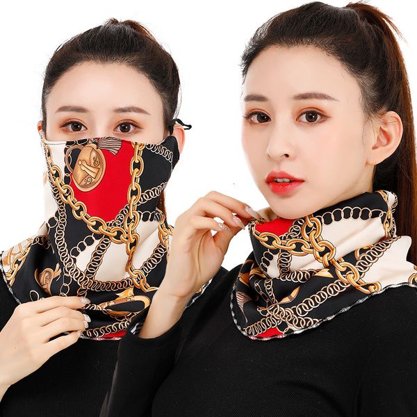 

scarf cover warm cold female ear mask winter two in one