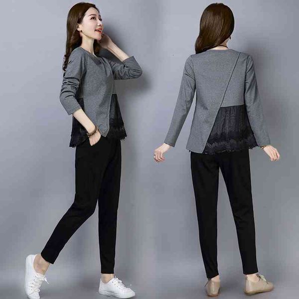 

women's two black tracksuits for women 2 piece sets and pants suits outfit co-ord set plus size large 4xl 5xl spring clothes, White