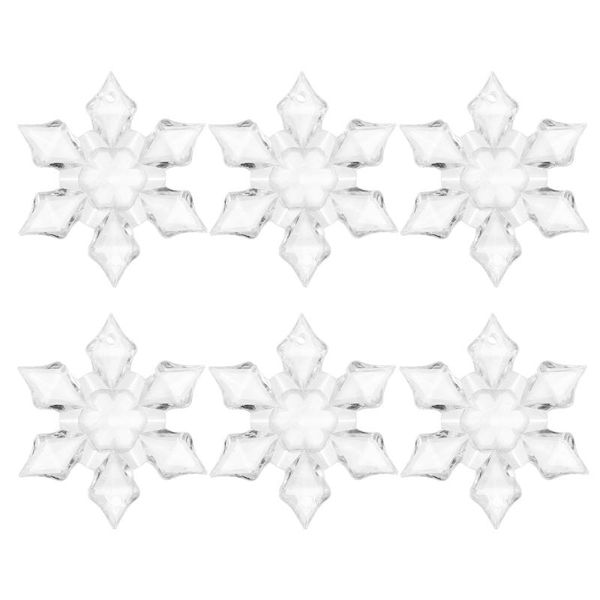 

christmas decorations 24pcs craft acrylic clear crystal snowflakes ornaments