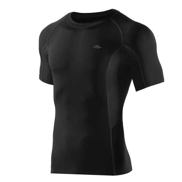 

men's t-shirt sweat tracksuits wicking training, Gray