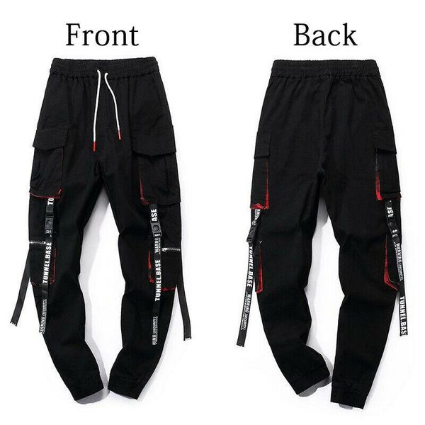 

men's pants mens black hip hop harem trousers fashion casual cargo sweatpants