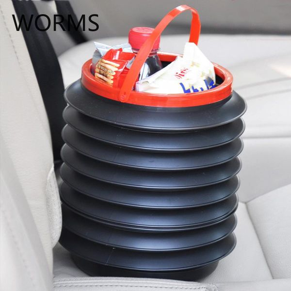 

car organizer folding trash can outdoor portable bucket storage