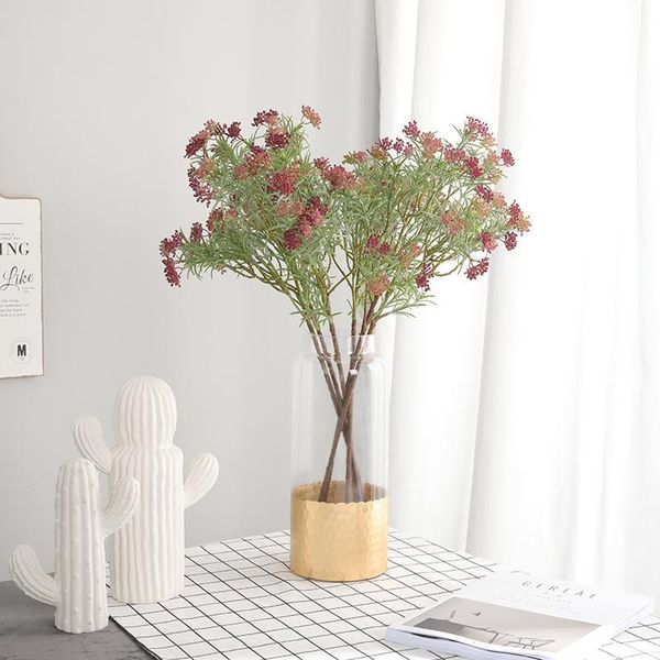 

decorative flowers & wreaths 60cm large artificial tropical green plant plastic flower arrangement grass wedding home living room deskde
