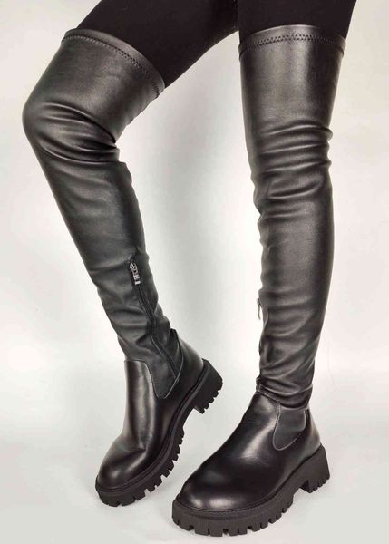 

boots design quality female brand knee high black zipper short plush warm women boots autumn winter shoes woman